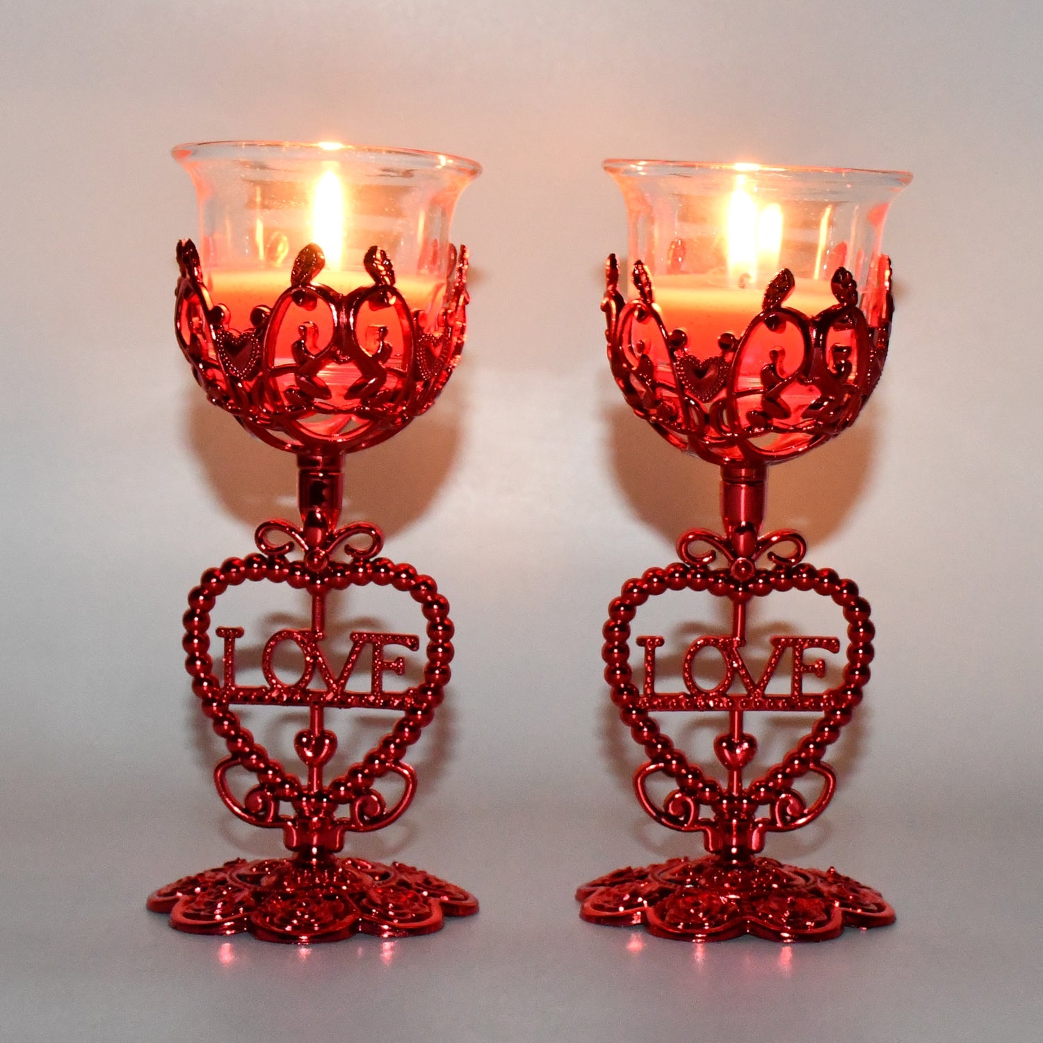 Tea Lights Holder Candle Stand (2 Pc Set) Tea Lights Holder Candle Stand (2 Pc Set)